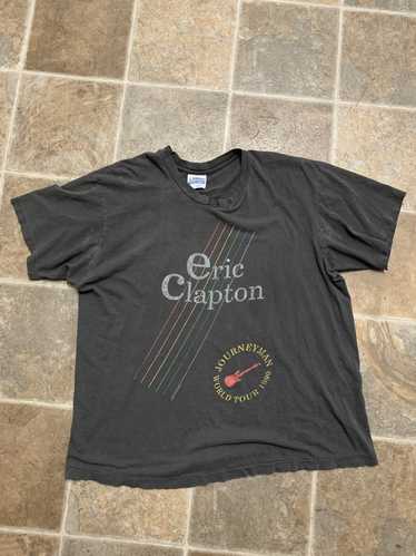 Band Tees × Vintage 1990 Eric Clapton Band Tee