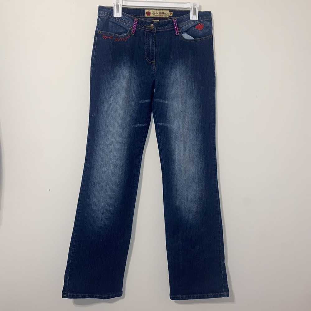 Streetwear × Vintage vintage apple bottom jeans s… - image 1
