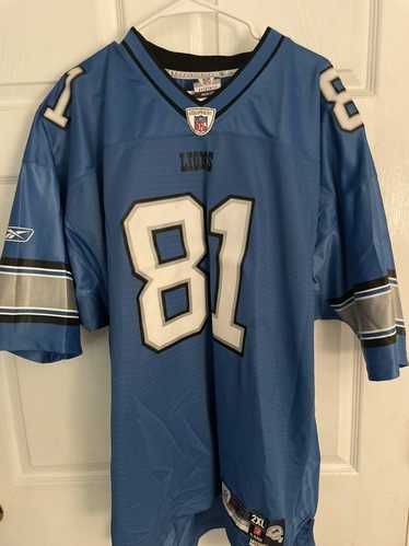 NFL Kevin Jones #34 Detroit Lions BLACK Rebook On Field Jersey