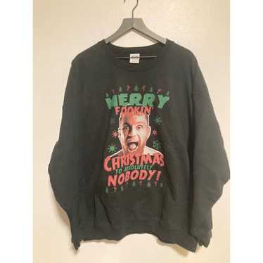 Gildan Merry Fookin Christmas ugly sweater sweats… - image 1