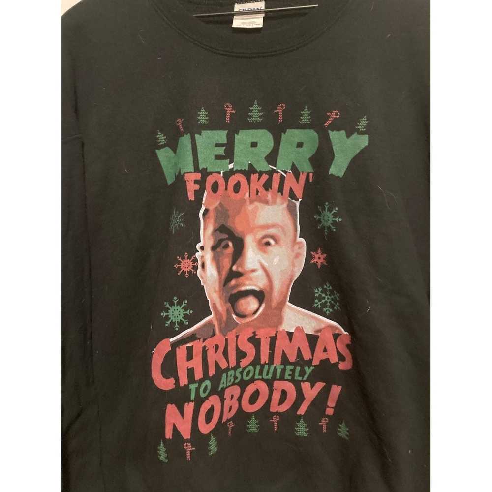 Gildan Merry Fookin Christmas ugly sweater sweats… - image 2