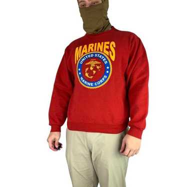 Vintage Vintage 90s Marines Sweatshirt - image 1