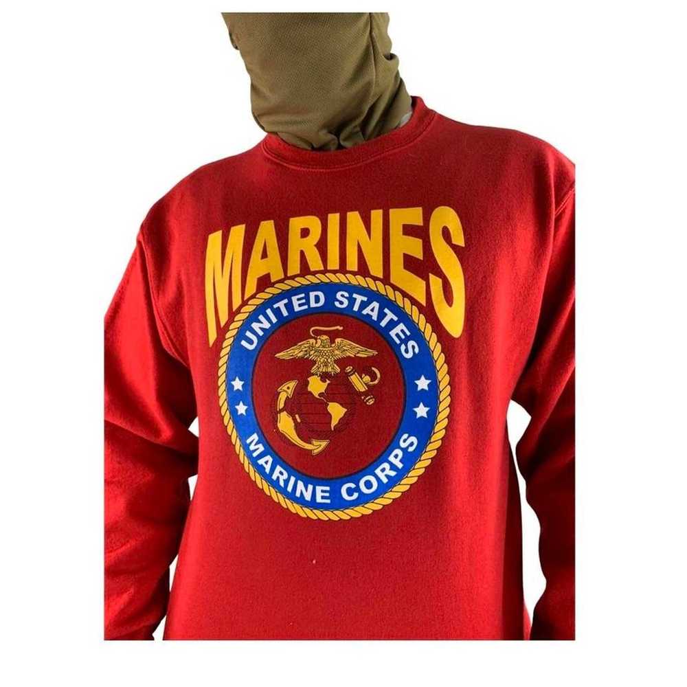 Vintage Vintage 90s Marines Sweatshirt - image 2