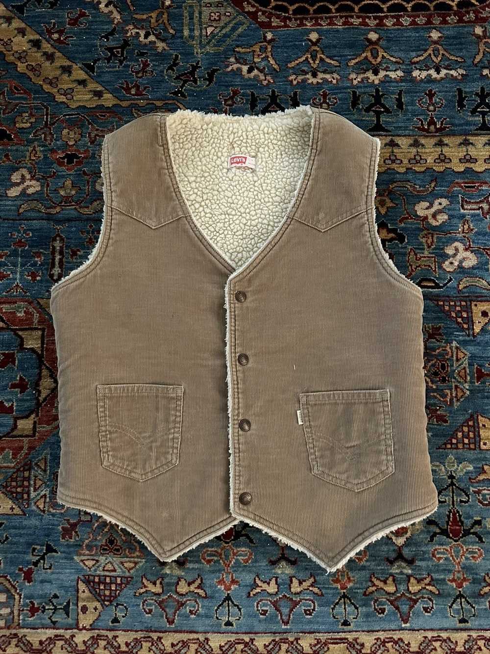 Levi's Levi’s corduroy cotton vest - image 1