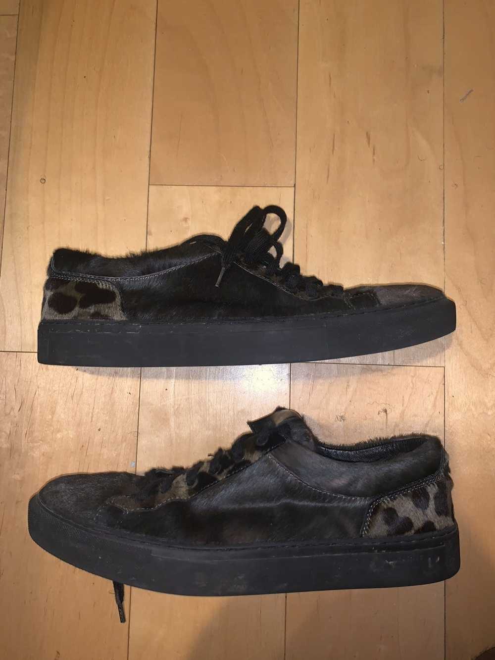 Allsaints Allsaints Camouflage Pony Hair Sneakers - image 1