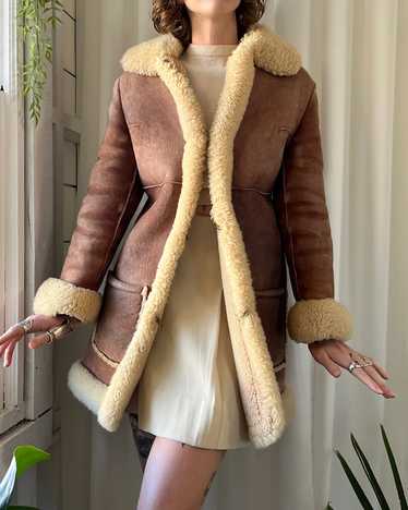 70s Sheepskin Shearling Coat