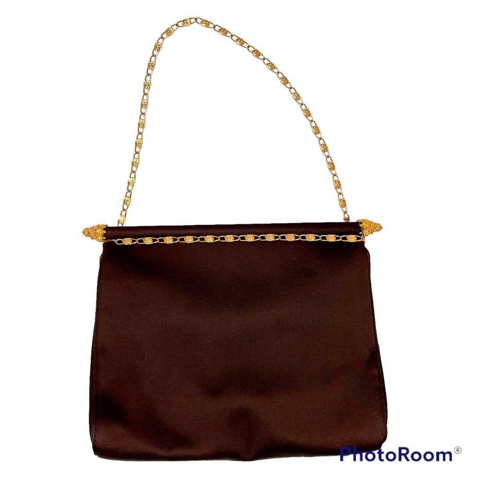 Unkwn Vtg 50's Morris Moskowitz Chocolate Brown S… - image 1