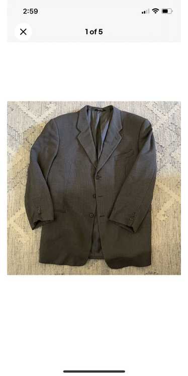 Giorgio Armani × Vintage Textured Wool Three Butto