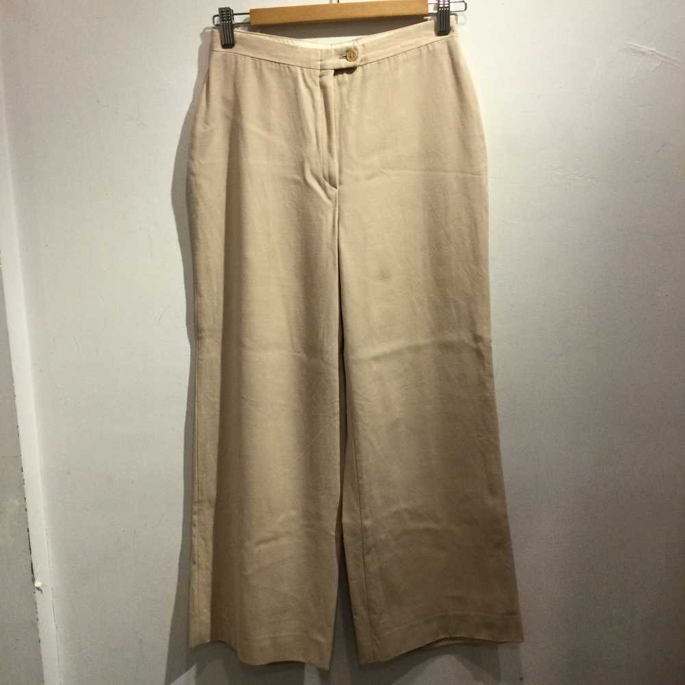 Valentino tricot beige wool pants 70’s - image 1