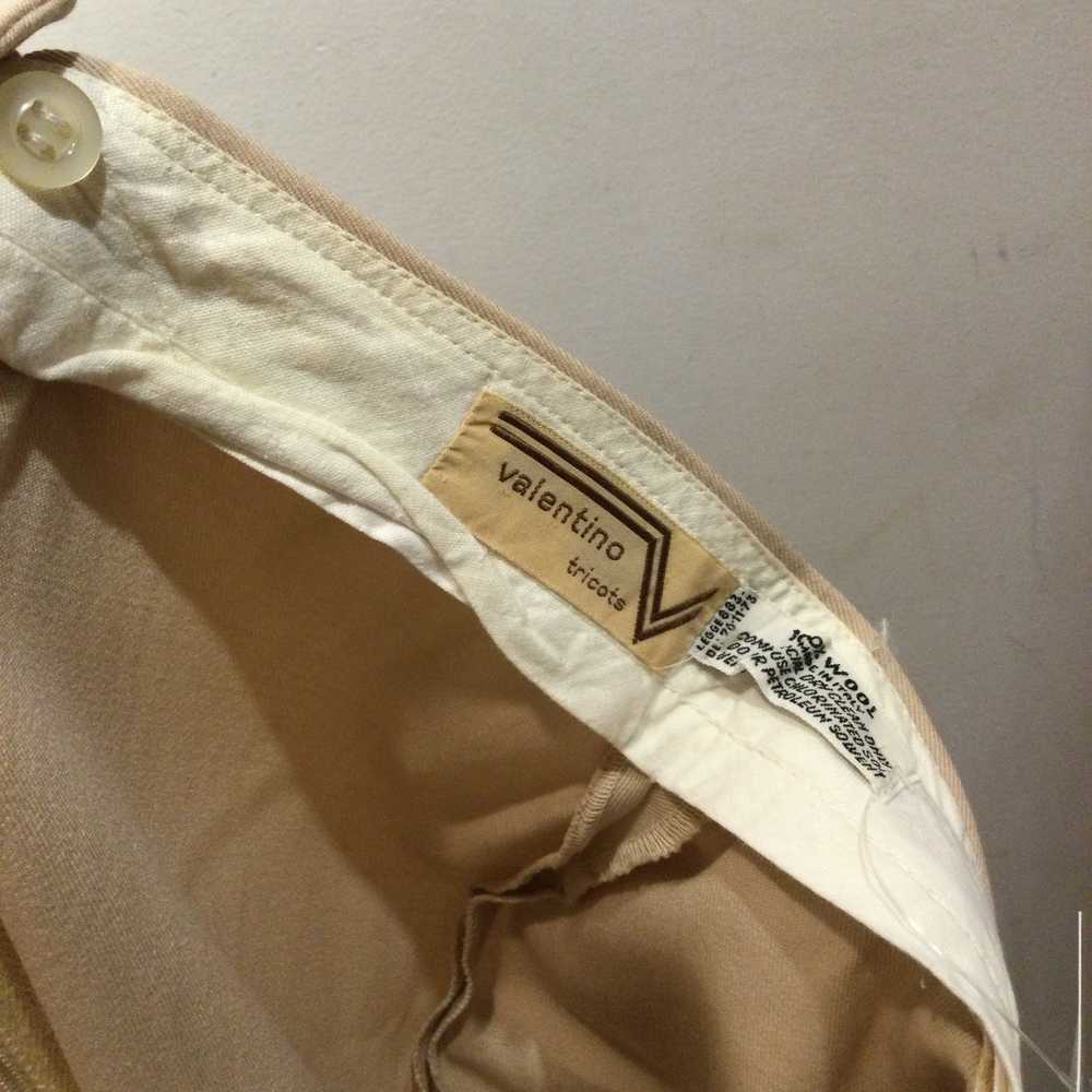 Valentino tricot beige wool pants 70’s - image 2