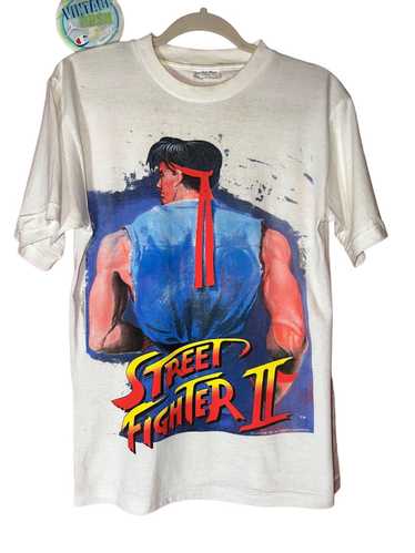 Street Fighter 2 Video Game Graphic T-shirt Men's Lar… - Gem