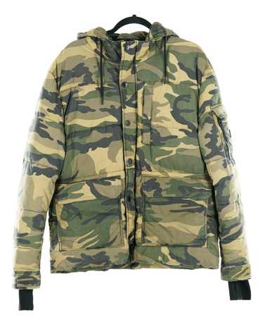 Zara CAMOUFLAGE PUFFER JACKET WITH HOOD Size M NWT $129 3918/350/092