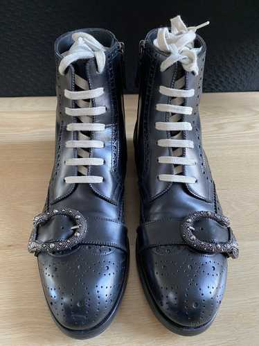 Gucci Gucci queercore brogue boots