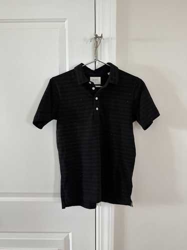 Billy Reid Striped and Speckled Polo
