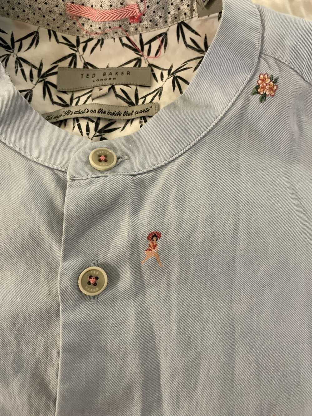 Ted Baker Embroidered Aloha Print Shirt - image 3