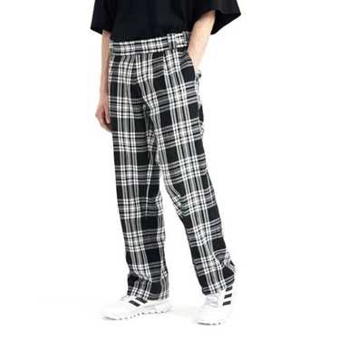 Betabrand Dress Pants Check Plaid Flare Yoga Pants M