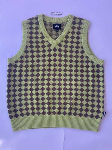 Stussy Stussy Melange Checkered Sweater Vest