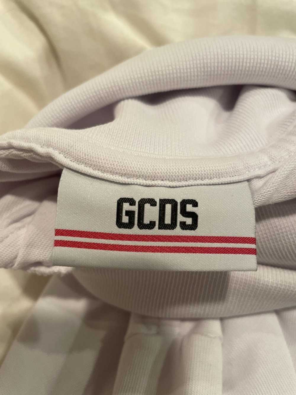GCDS GCDS White Logo Turtleneck - image 4