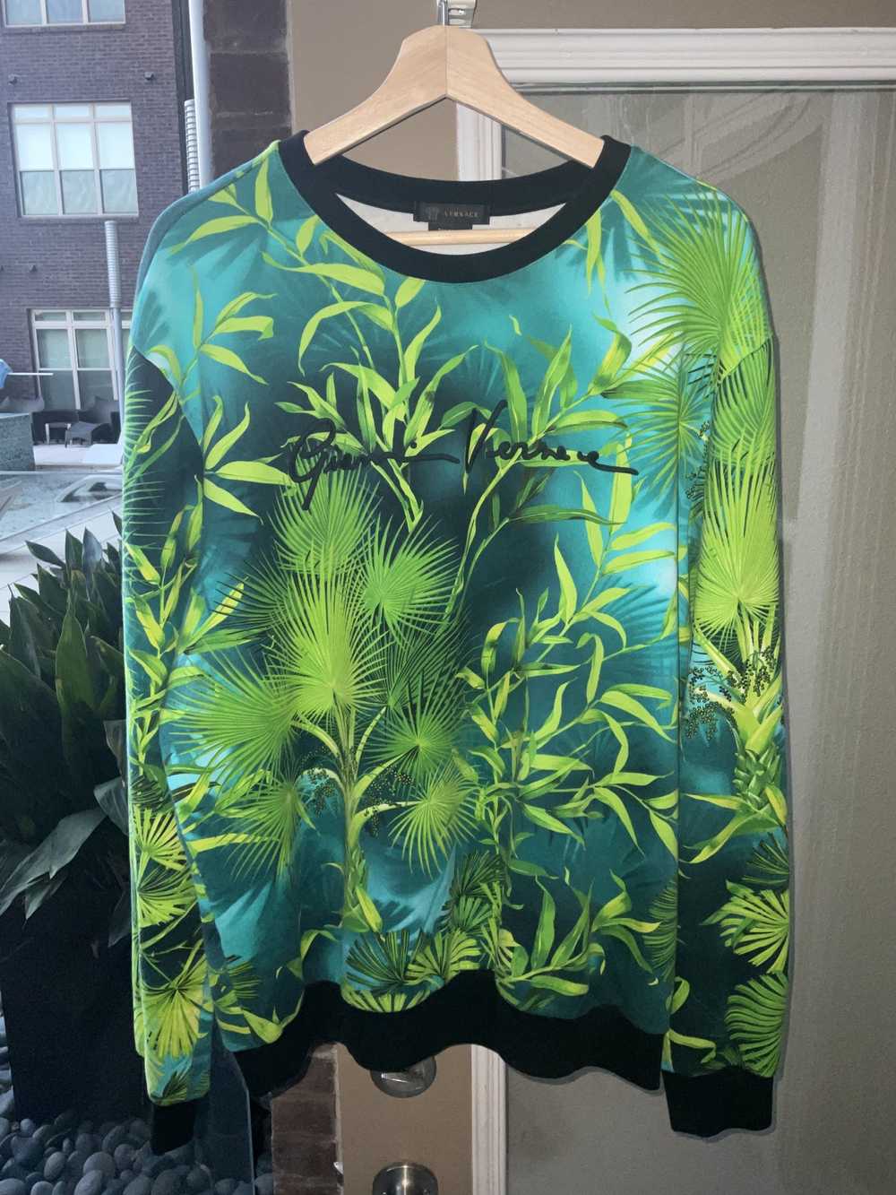 Versace Versace Jungle Print Sweatshirt Sweater - Gem Versace Versace Jungle Print Sweatshirt Sweater - Gem