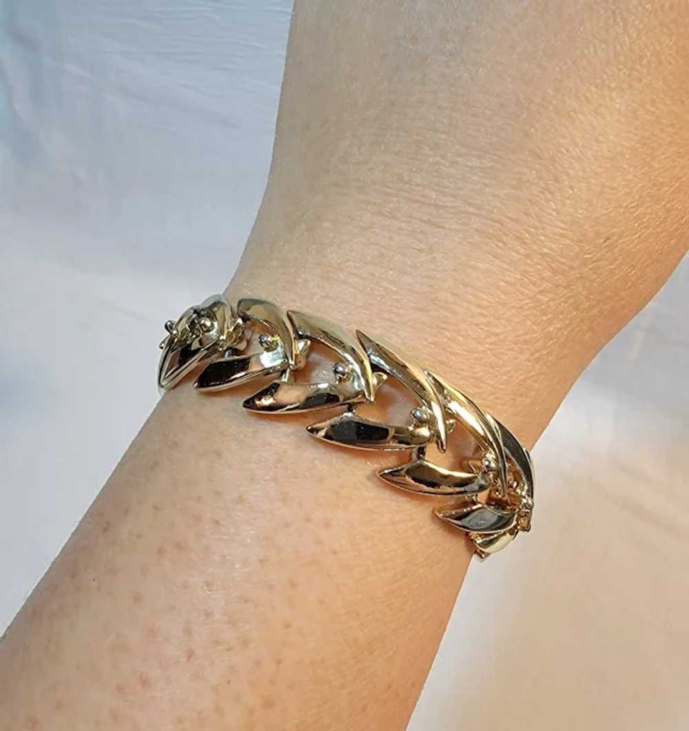Silvertone Coro bracelet - image 4