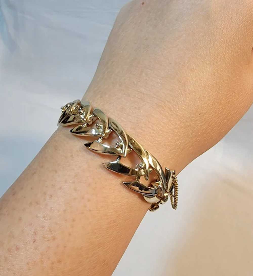 Silvertone Coro bracelet - image 5