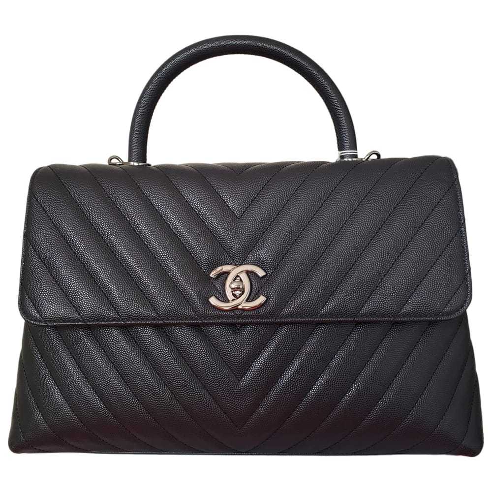 Chanel Coco Handle leather handbag - image 1