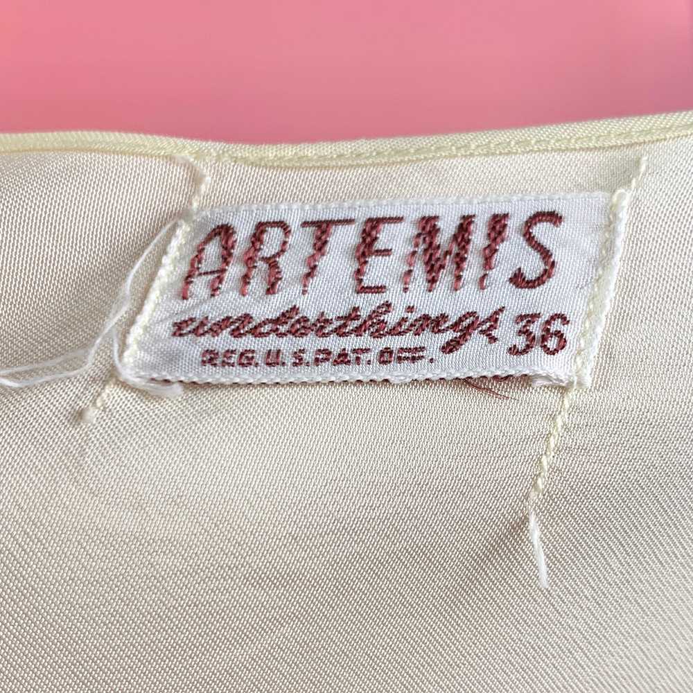1940s "Artemis" Butter Yellow Rayon Lounge/Pajama… - image 6