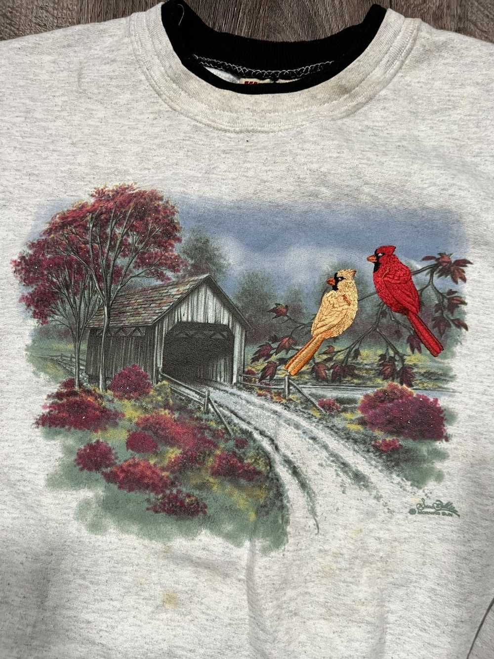 Vintage Vintage Bird Sweatshirt - image 2