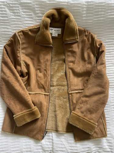 Vintage Tan Suede & Fur Jacket