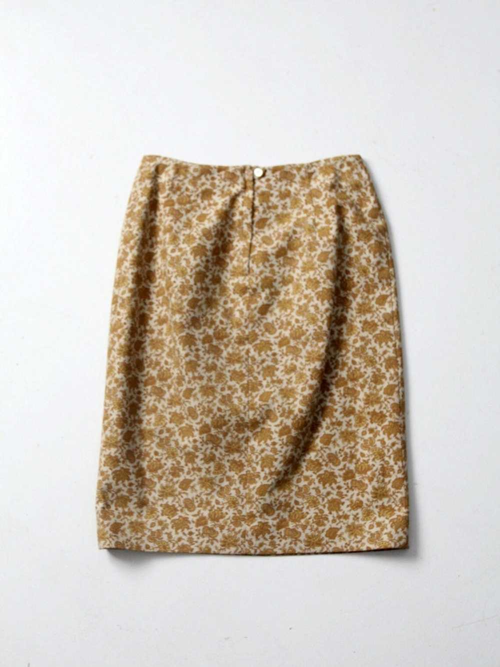Vintage Vintage 60s Floral Pencil Skirt - image 3