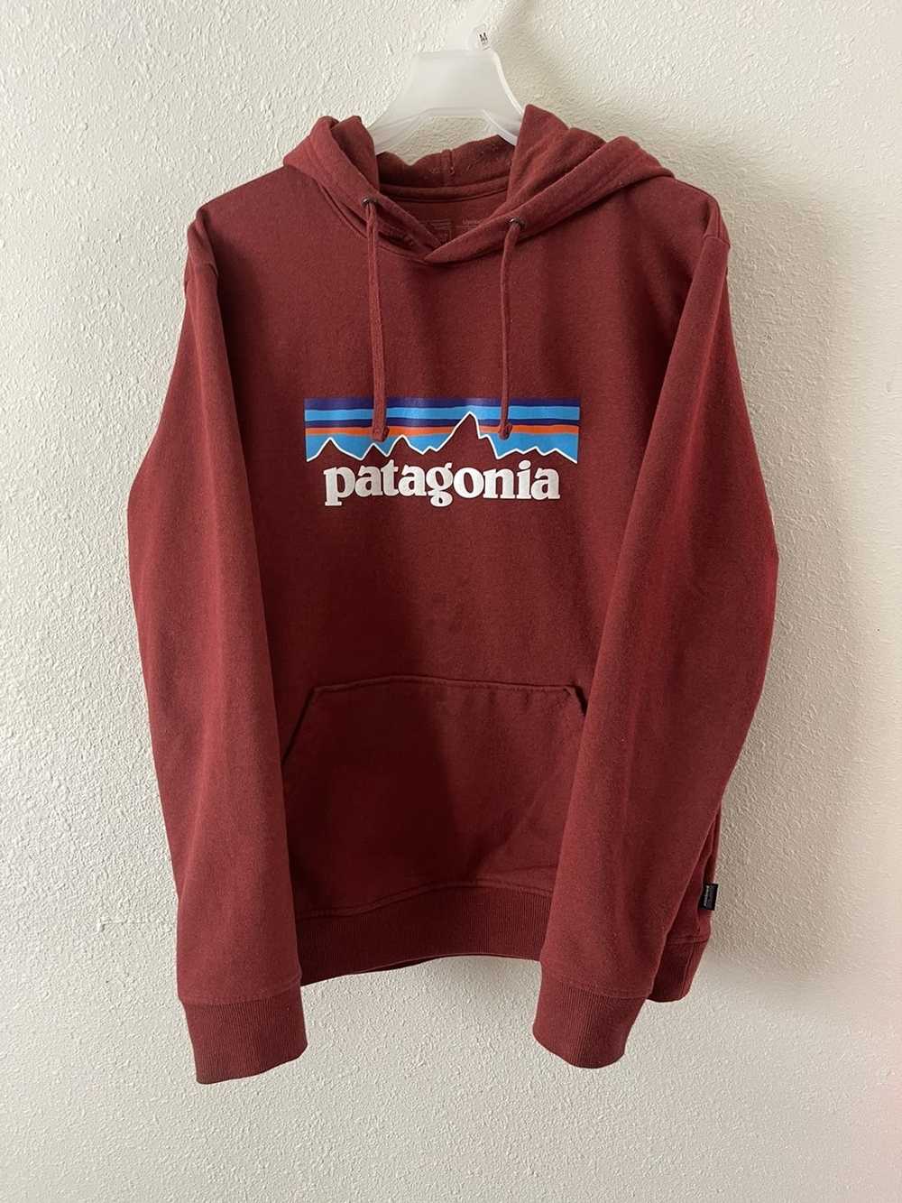 Patagonia Patagonia Logo Hoodie Red - image 1