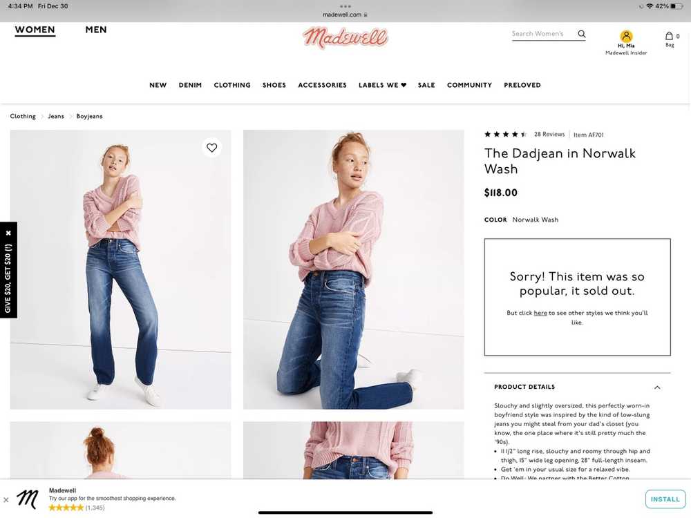 Madewell The Dadjean - image 7