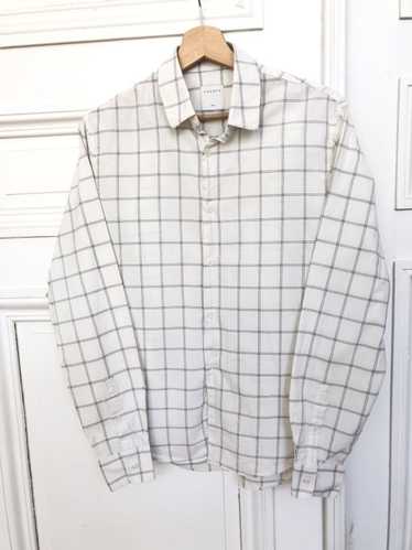 Sandro White checkered shirt