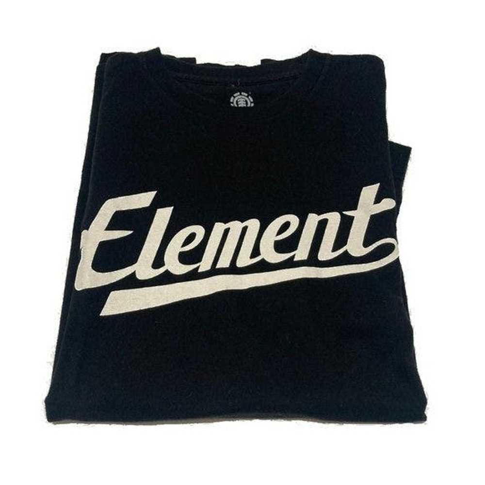 Element Element Logo T-Shirt, Dark Grey, Large/Gr… - image 3