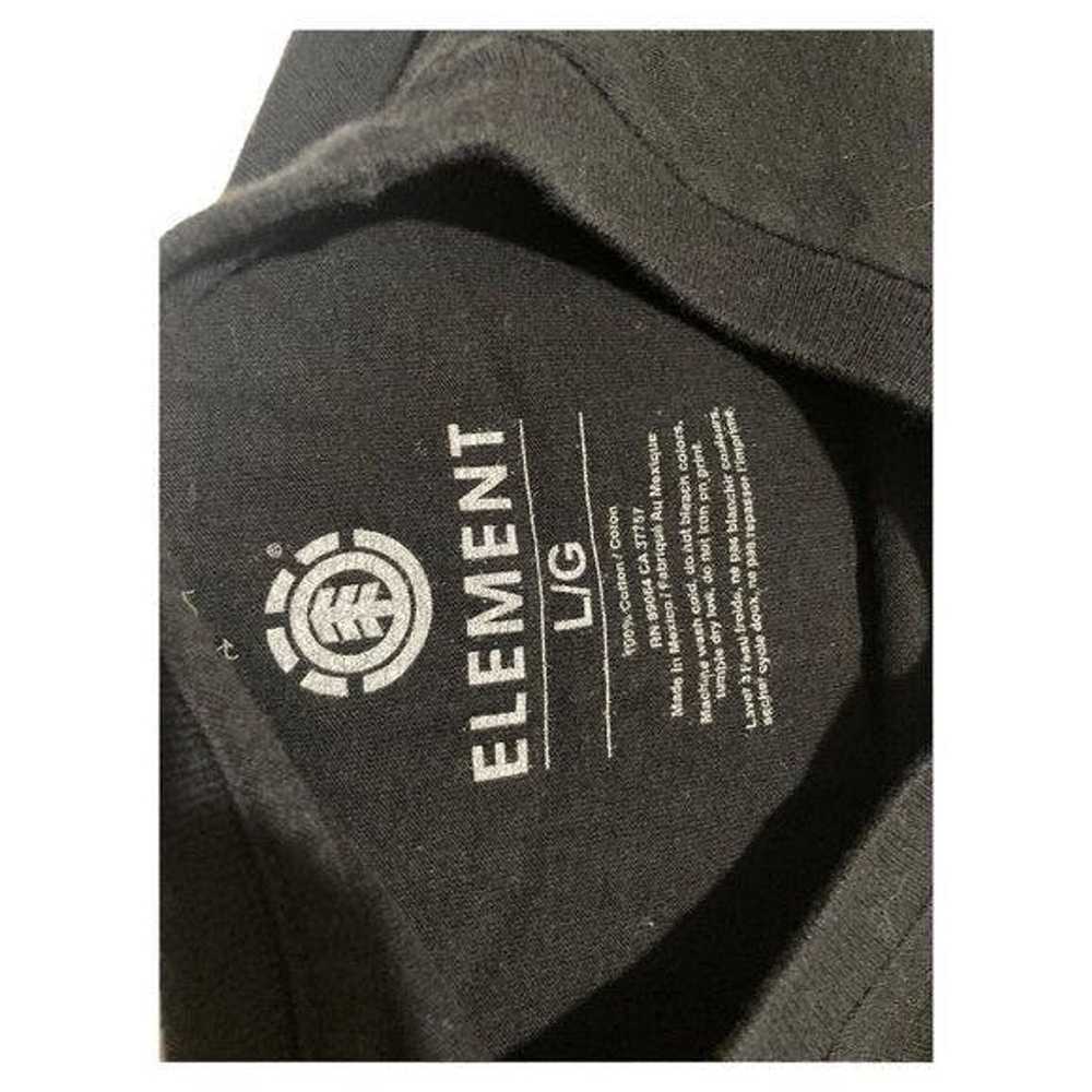 Element Element Logo T-Shirt, Dark Grey, Large/Gr… - image 4