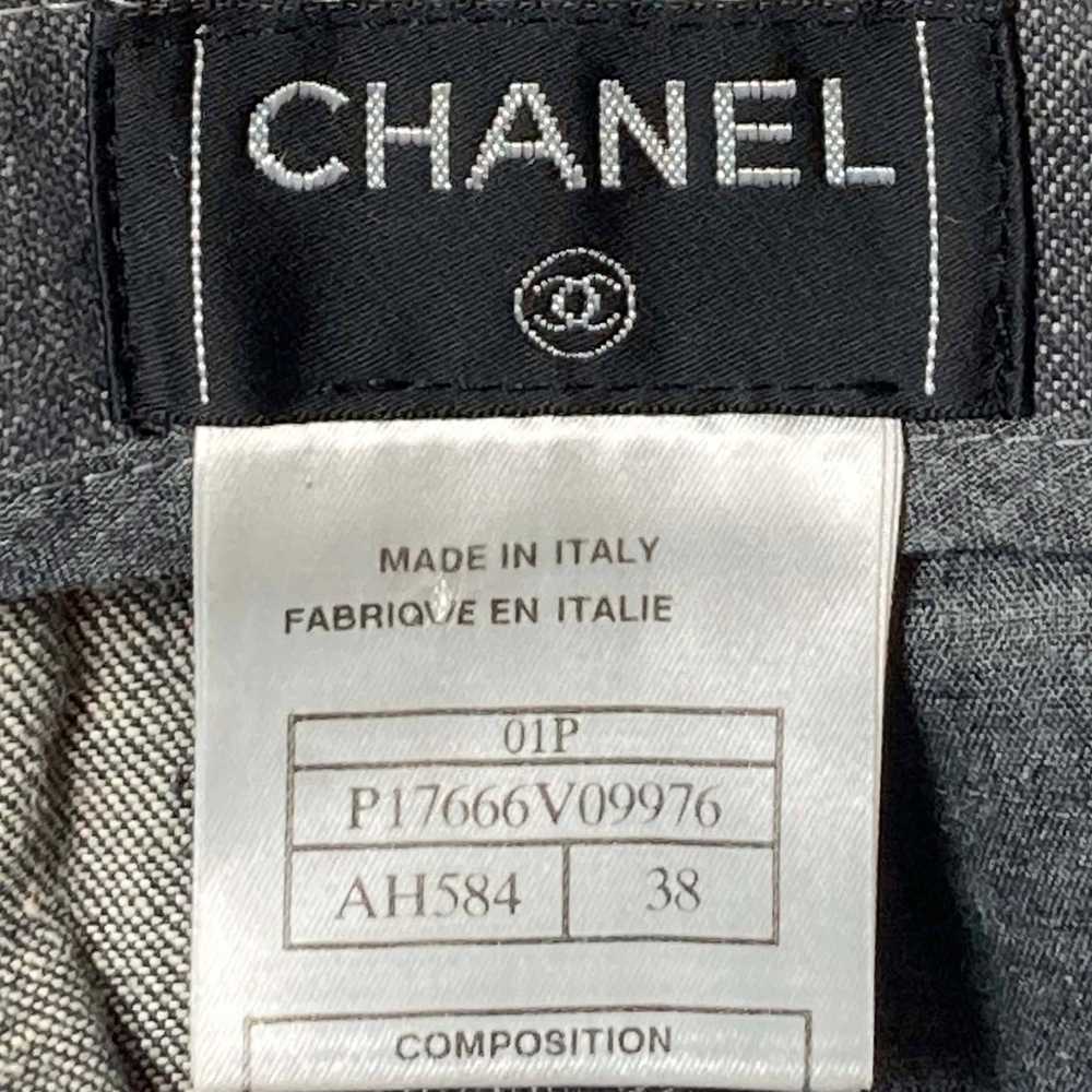 Chanel Chanel vintage, low rise grey Jeans. - image 3