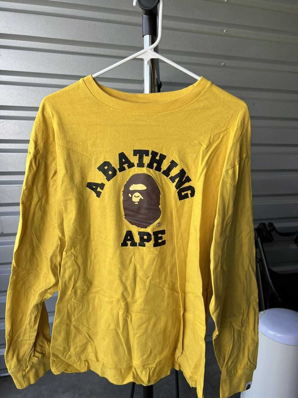 Bape BAPE College Tee yellow XXL - image 1