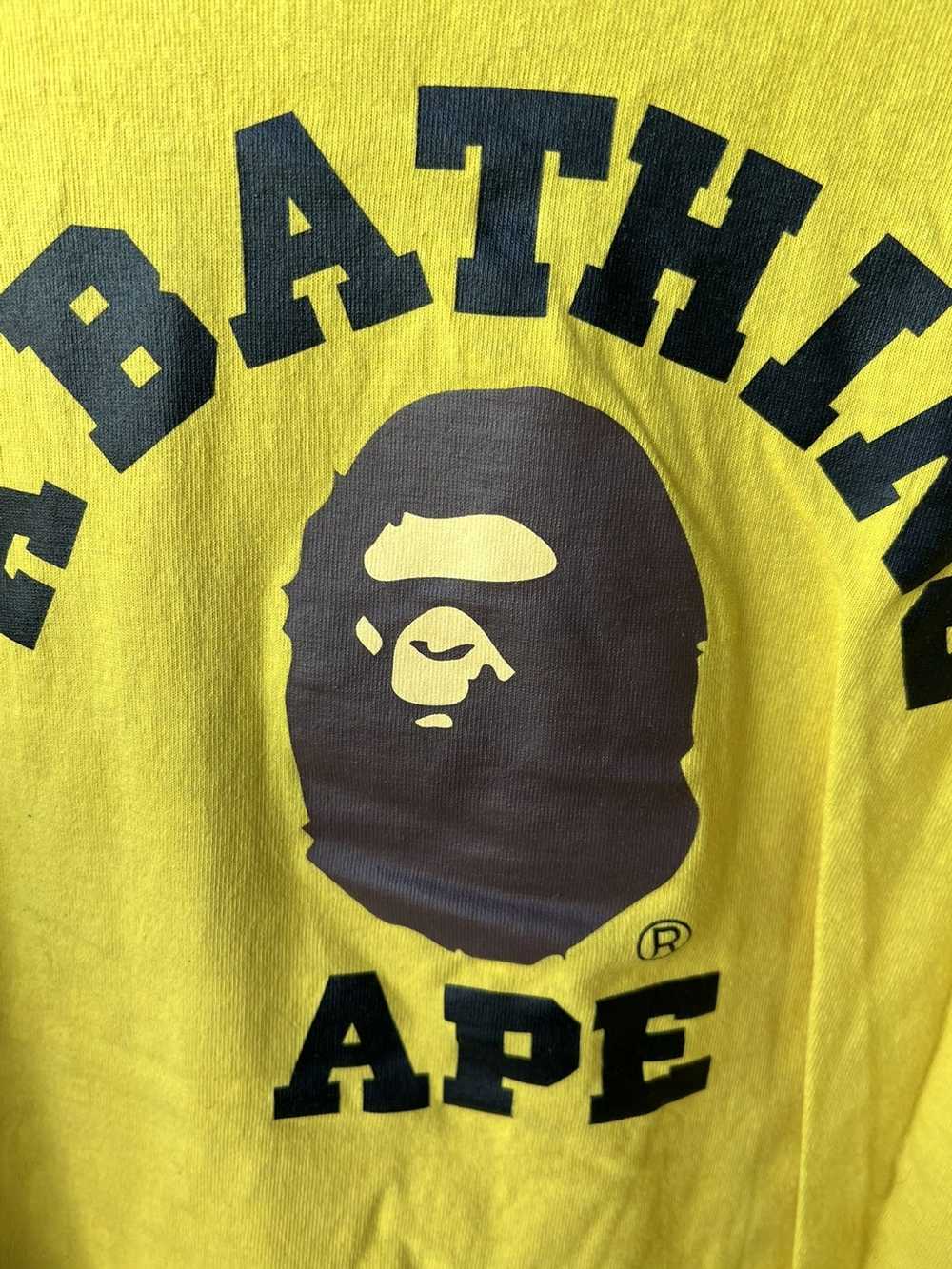 Bape BAPE College Tee yellow XXL - image 4