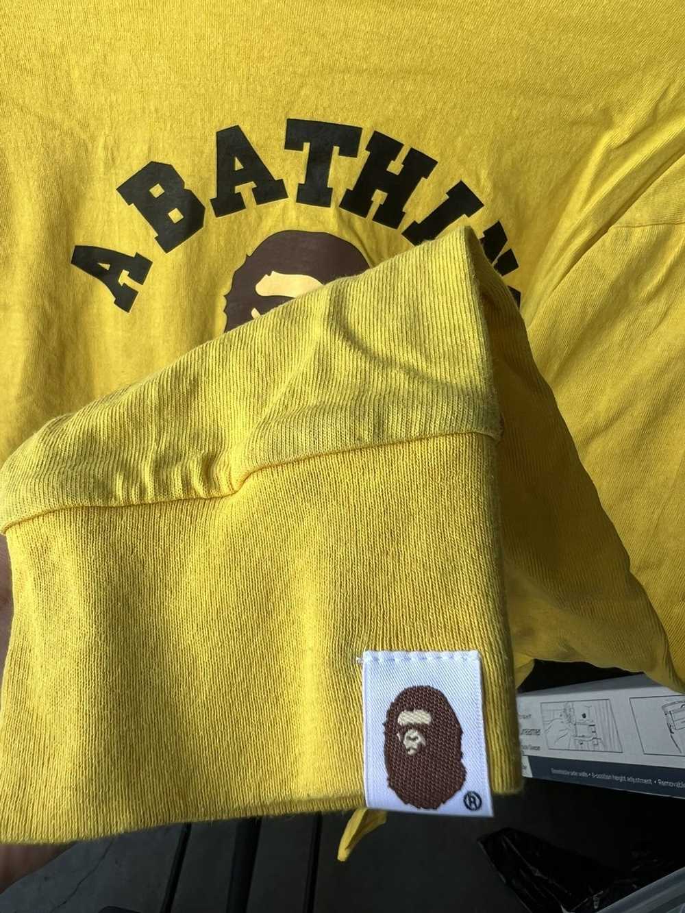 Bape BAPE College Tee yellow XXL - image 5