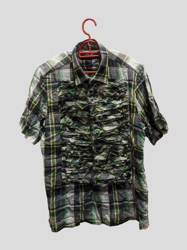 Archive CABANE de ZUCCa Camo Linen Shirtほぼ新品美USEDの商品 - シャツ