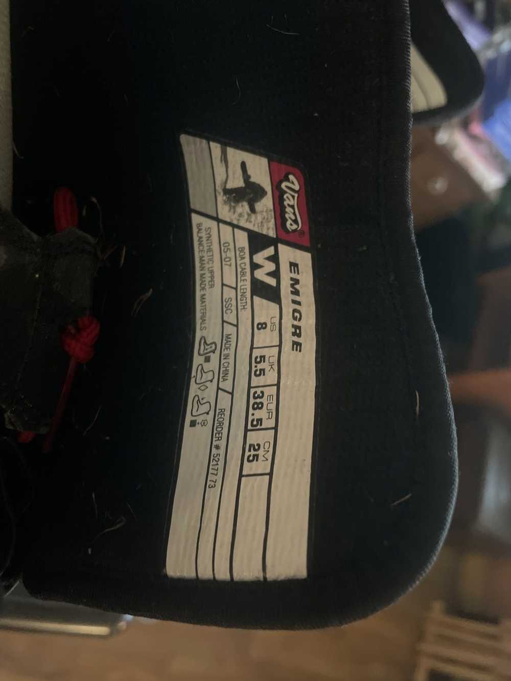 Vans Vans Black "Emigre" Snowboarding Boots Size 8 - image 3