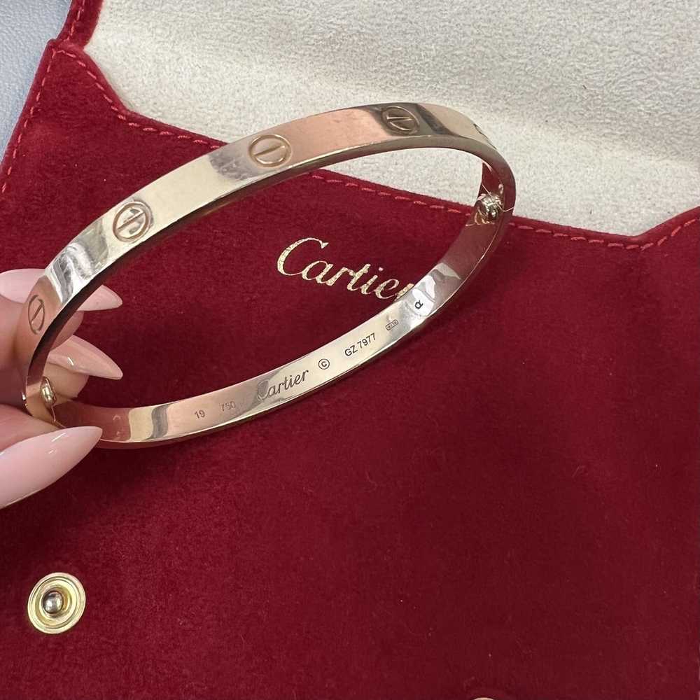 Cartier Cartier Love Bracelet 18K Rose Gold Size … - image 5