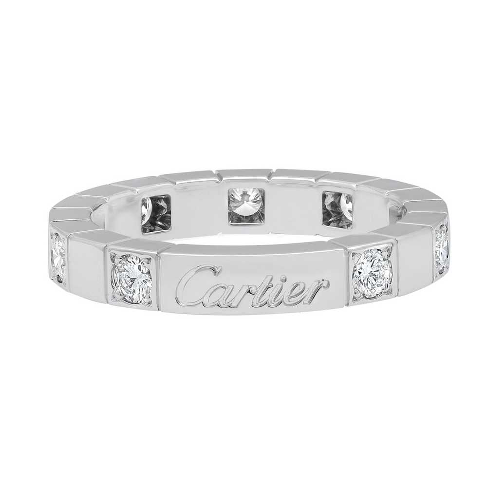 Cartier Cartier Lanieres 9 Diamonds Ring 18K Whit… - image 1