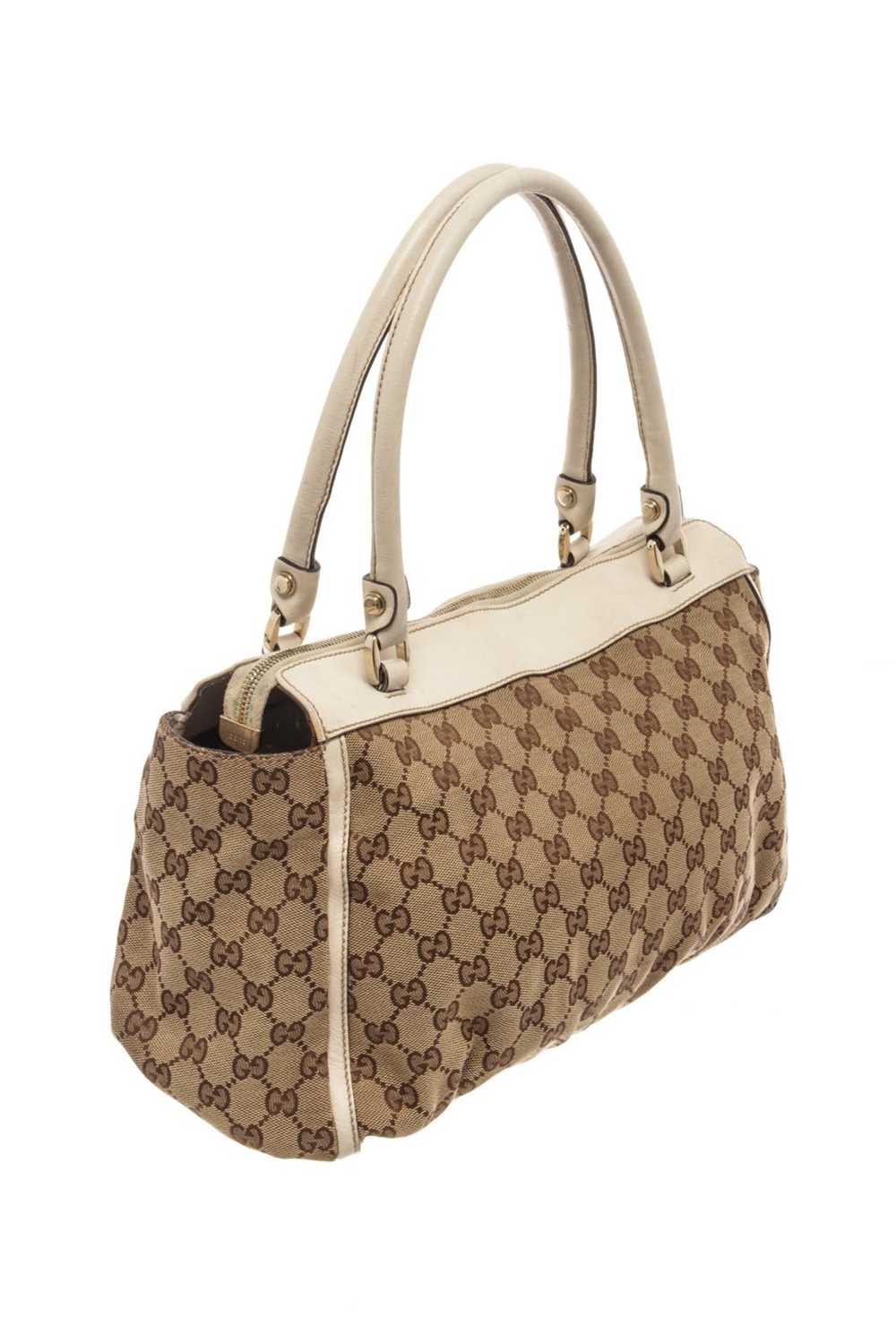 Gucci Gucci Brown Canvas Shoulder Bag - image 3