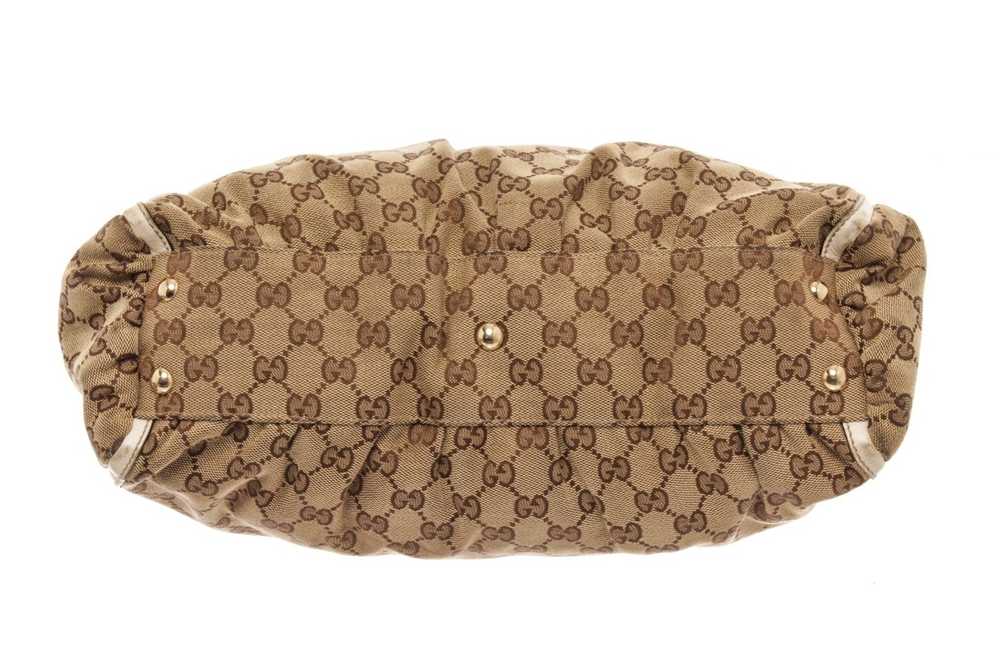 Gucci Gucci Brown Canvas Shoulder Bag - image 4