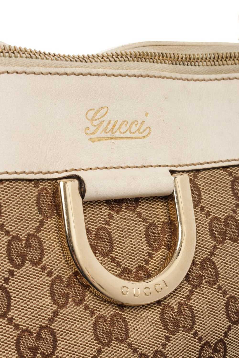 Gucci Gucci Brown Canvas Shoulder Bag - image 6