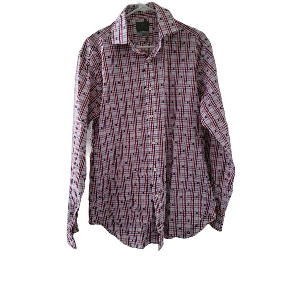 Thomas Dean Thomas Dean Multicolor Button Up Long… - image 1