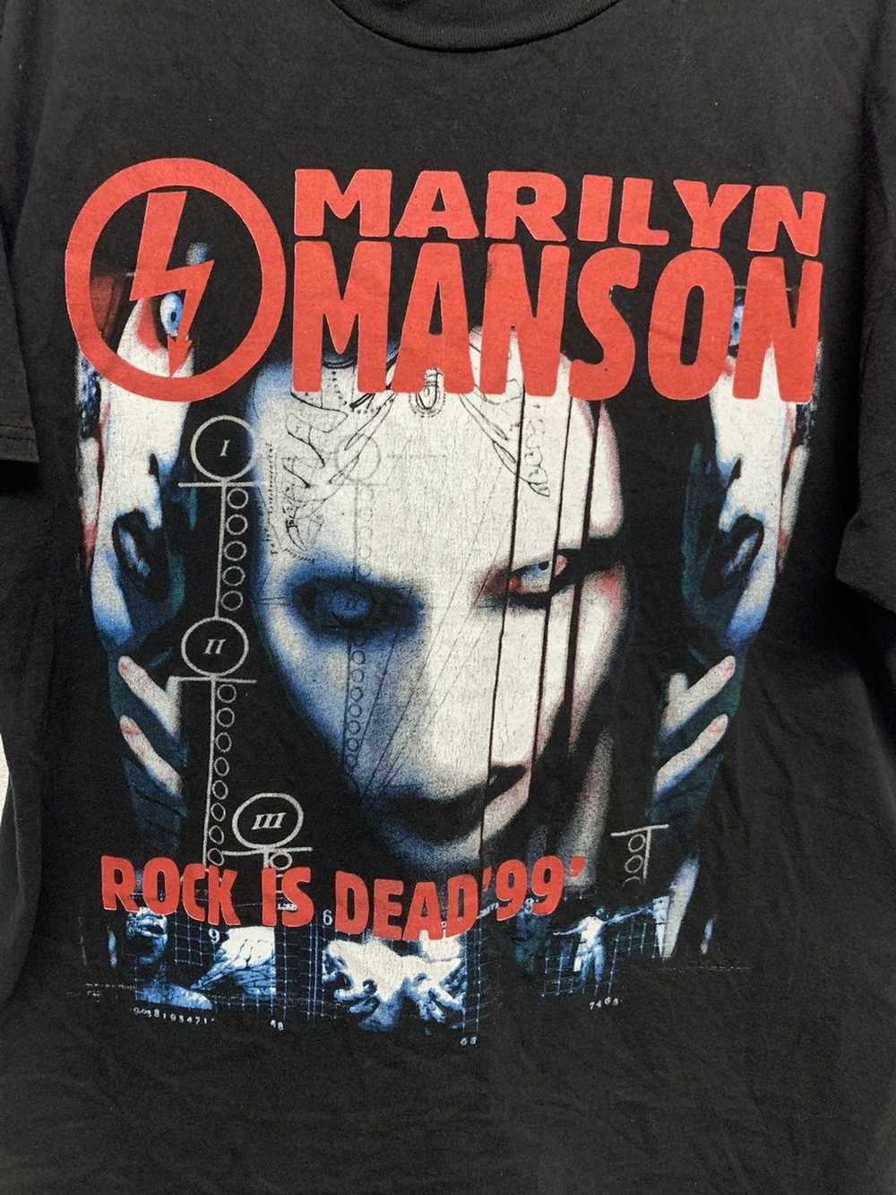 Band Tees × Marilyn Manson Marilyn manson rock is… - image 2