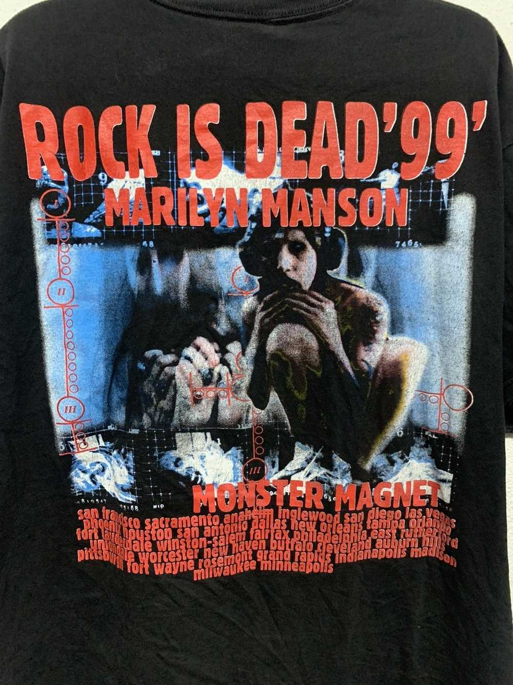 Band Tees × Marilyn Manson Marilyn manson rock is… - image 6