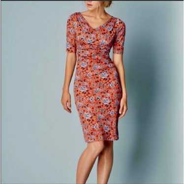 Boden Boden Rita ruched jersery dress